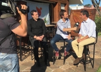 Gustavo Saenz en programa tarde o temprano Canal 12